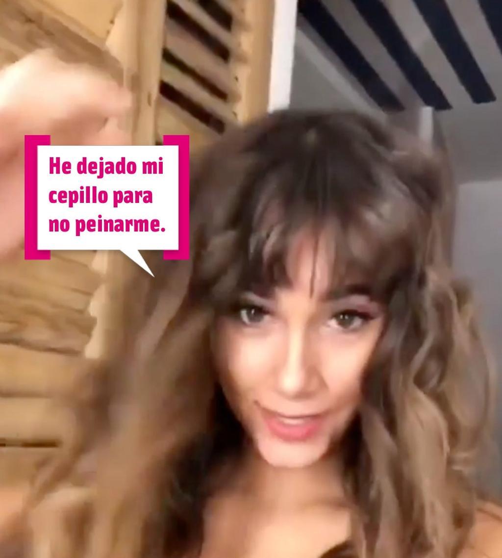 Aitana con malos pelos