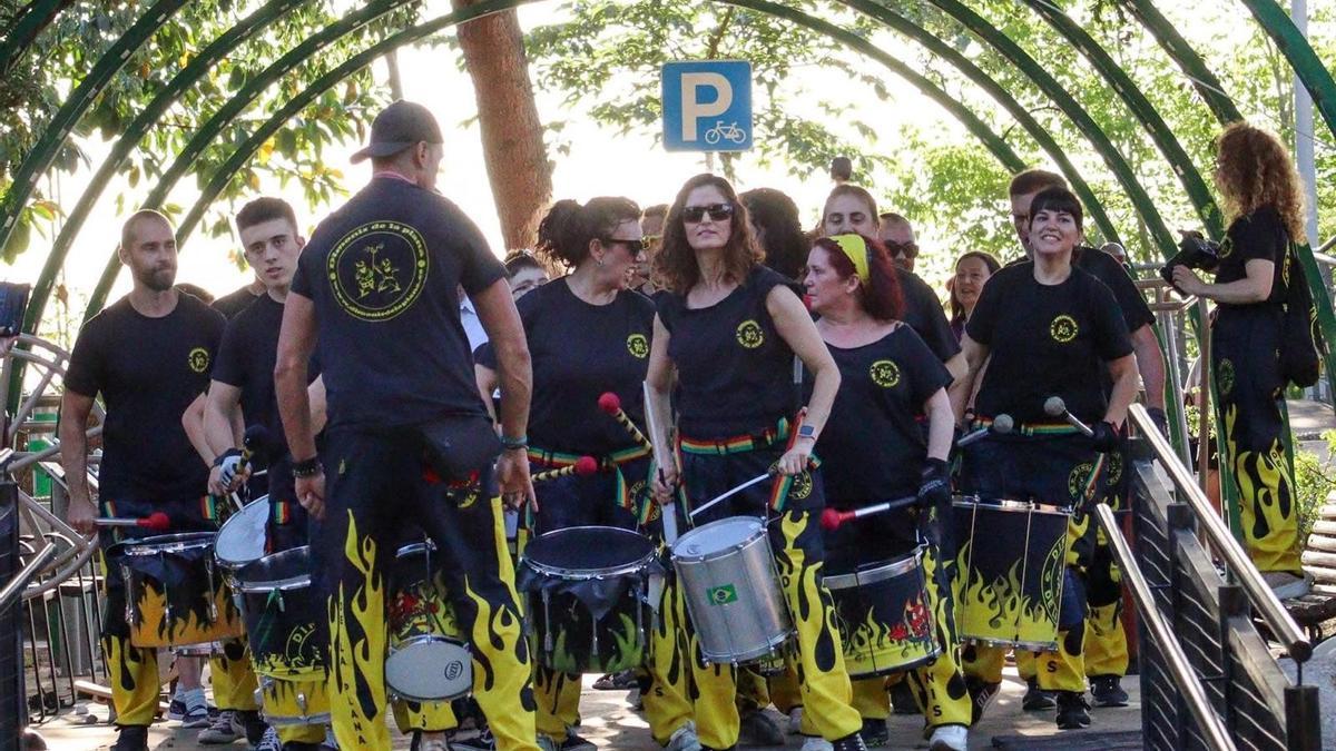 Una batukada en Castelló.