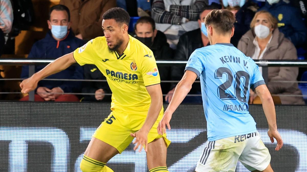 Danjuma, durante el partido contra el Celta