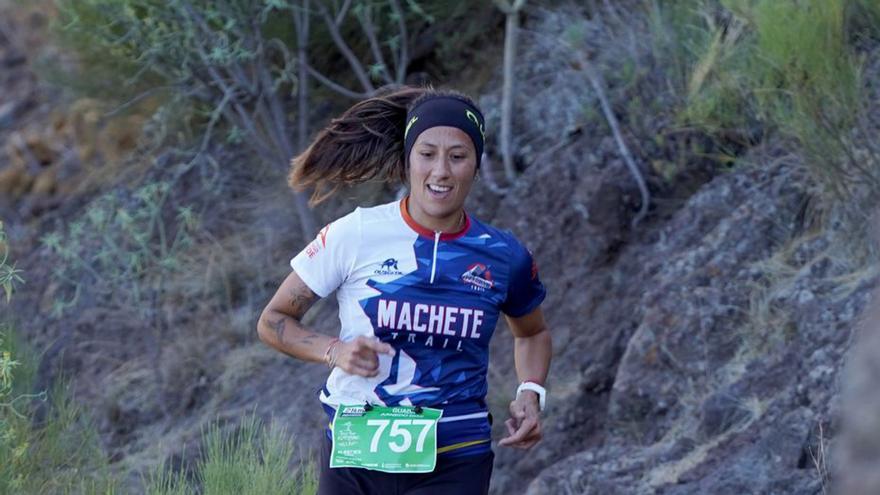 Guada Arnedo, ganadora de la prueba reina de la Almendros y Volcanes.