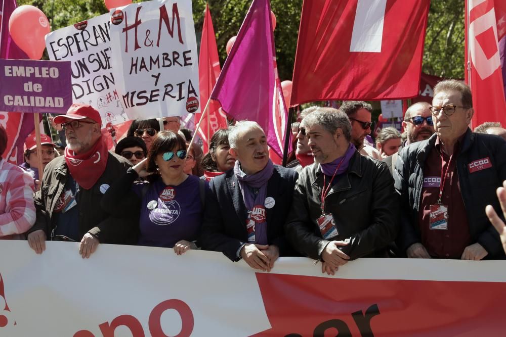 Manifestación del Primero de Mayo en Madrid