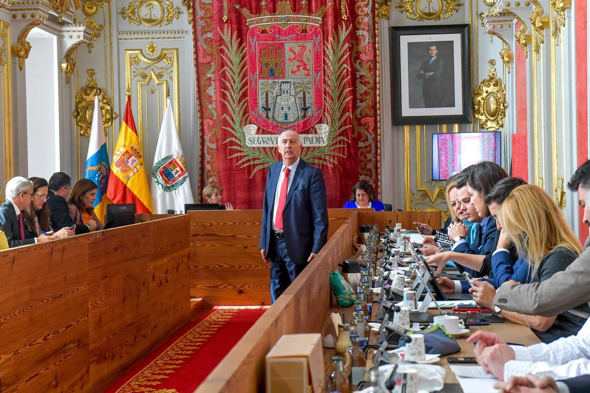 Último pleno del año 2023 en el Ayuntamiento de Las Palmas de Gran Canaria