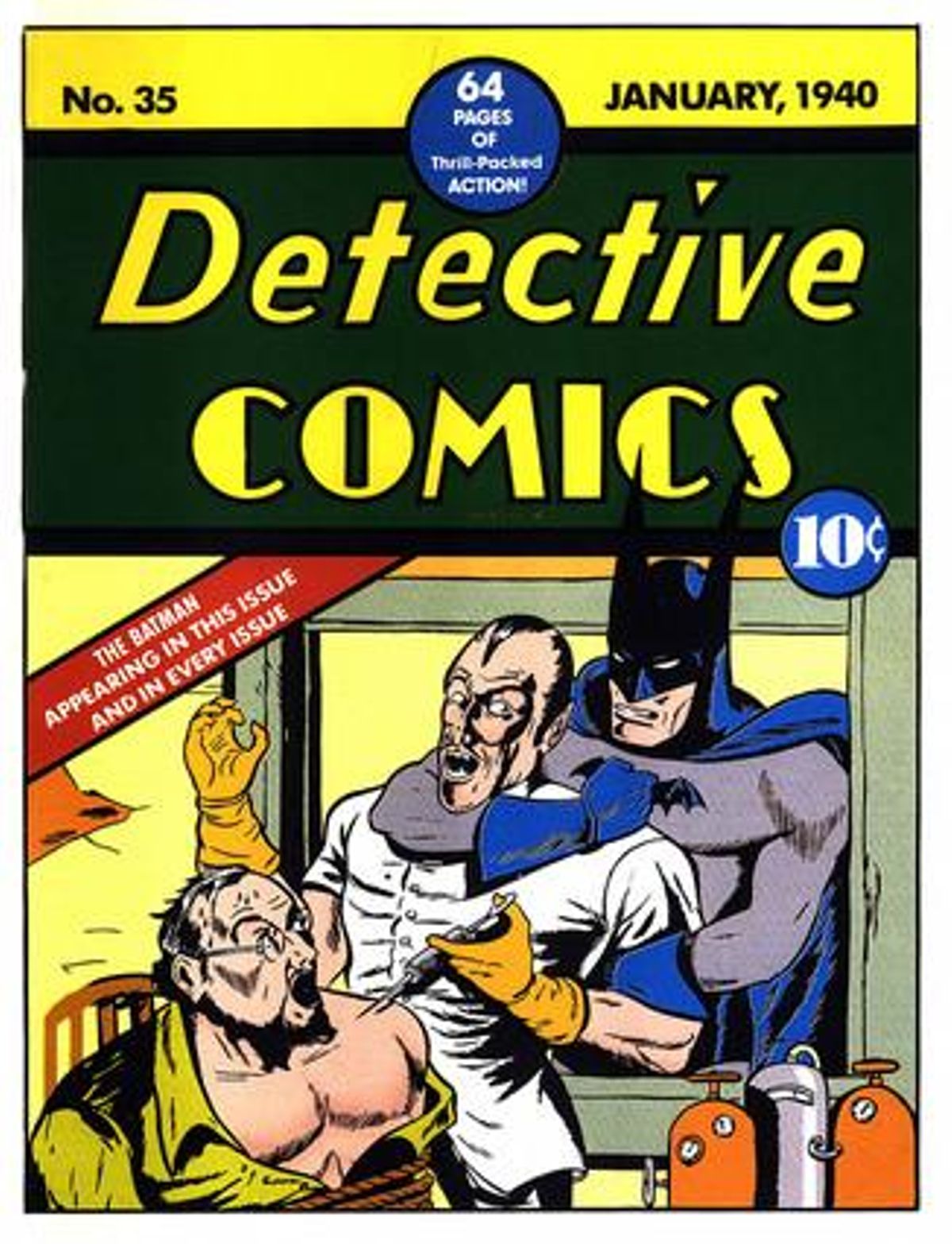 Portada histórica de ’Detective Comics’.