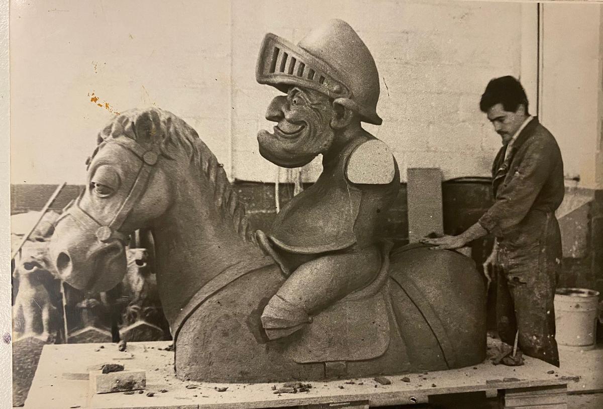 El Comte de l'Assaltu, conegut també com "Picarricu", en construcció