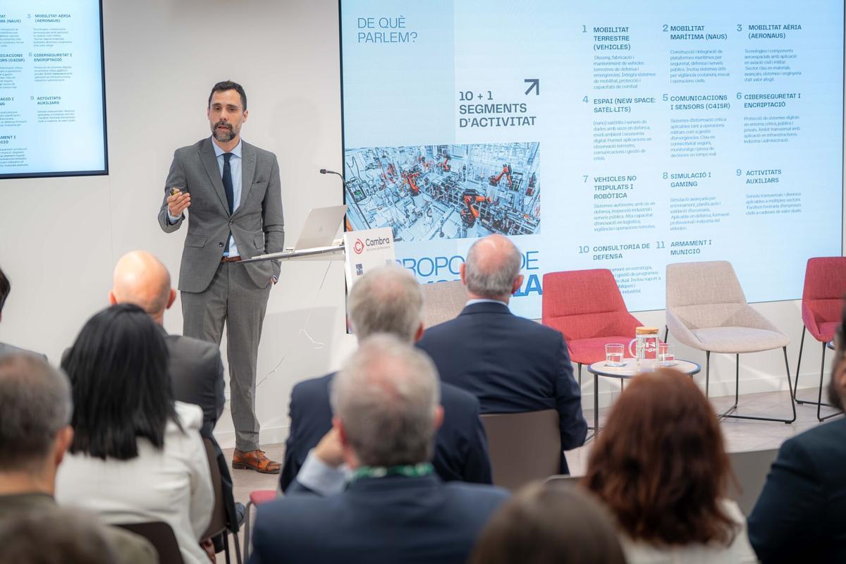 Jornada “Catalunya, actor en la seguretat i la defensa d’Europa”, organizada por la Cambra de Comerç