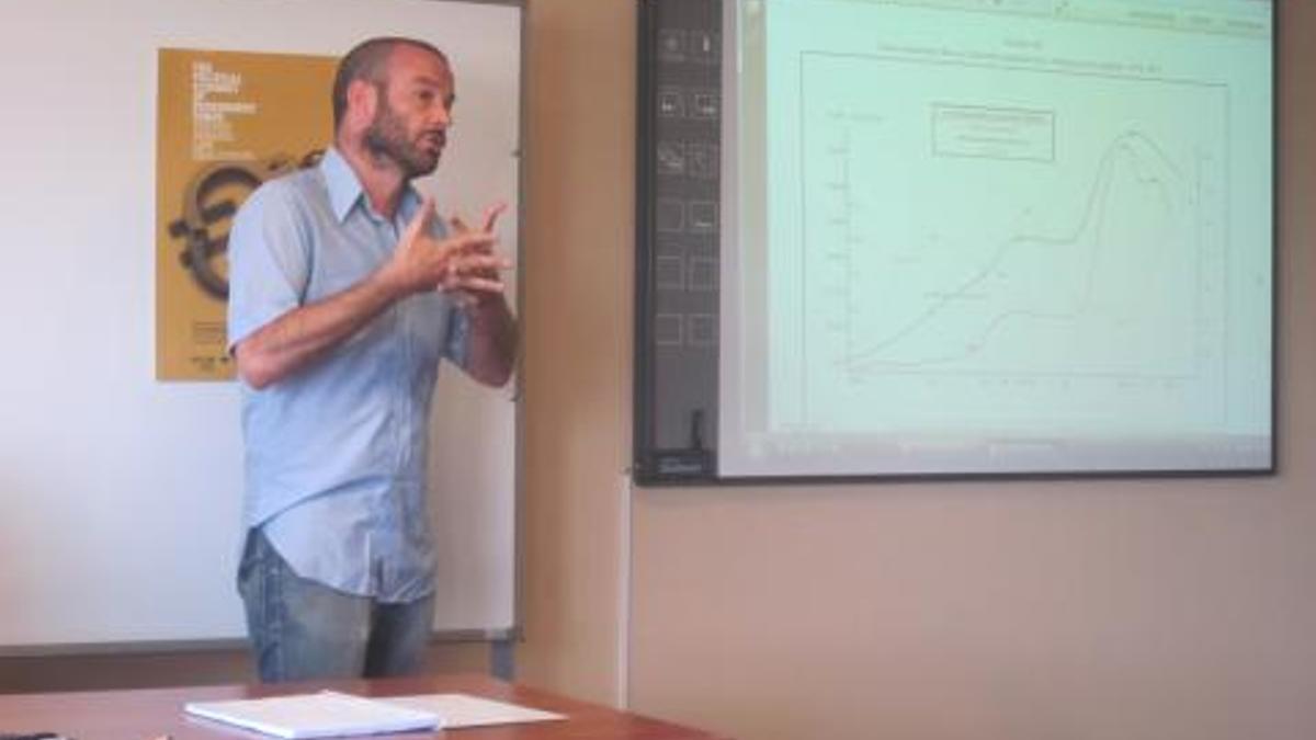 Daniel Jiménez también es profesor de la Universidad de Zaragoza