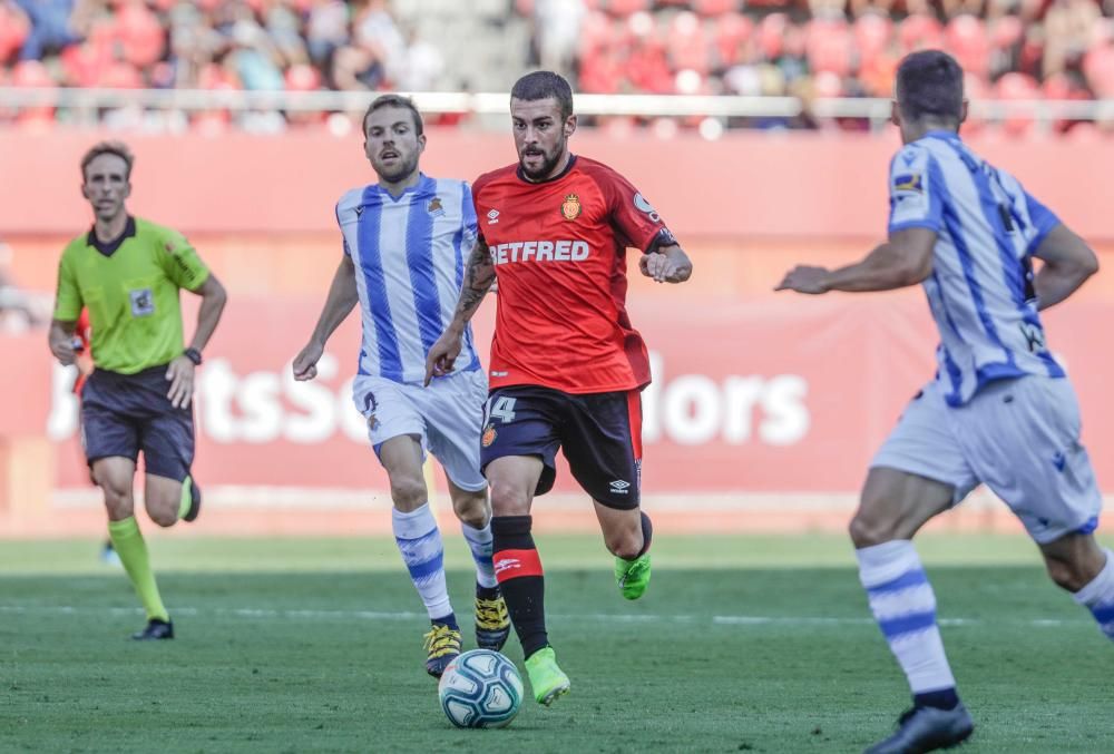 Mallorca-Real Sociedad: Los bermellones encajan su primera decepción