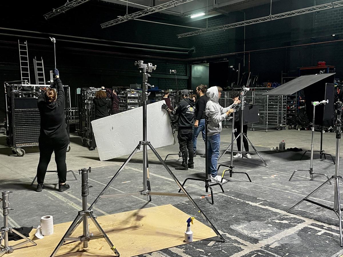 El plató de MN Studios, el más grande de Balears