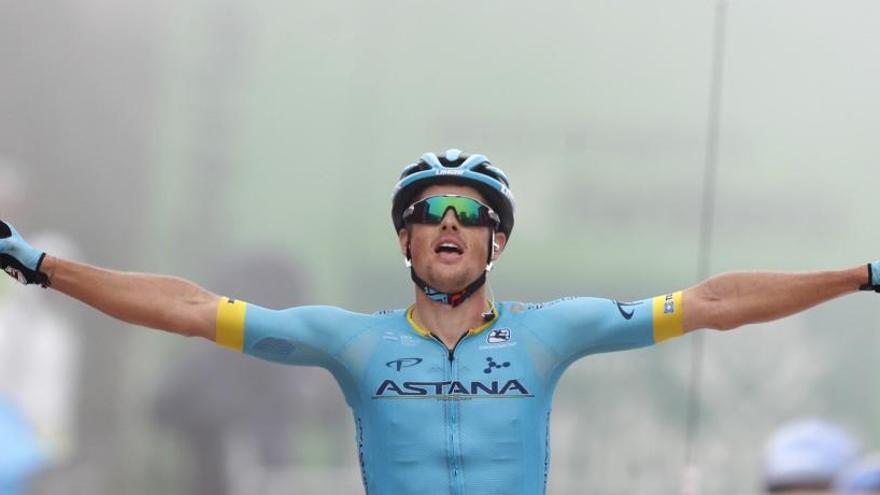 Jakob Fuglsang, ganador de la etapa 16 de la Vuelta a España
