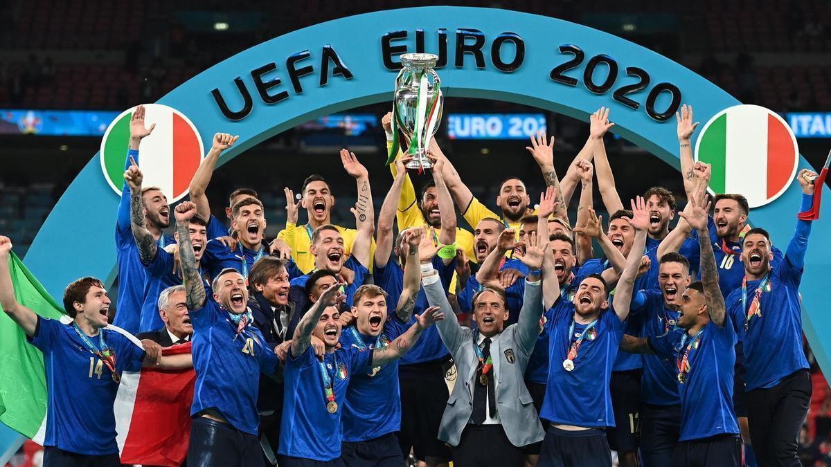 Italia, la última campeona de la Eurocopa.