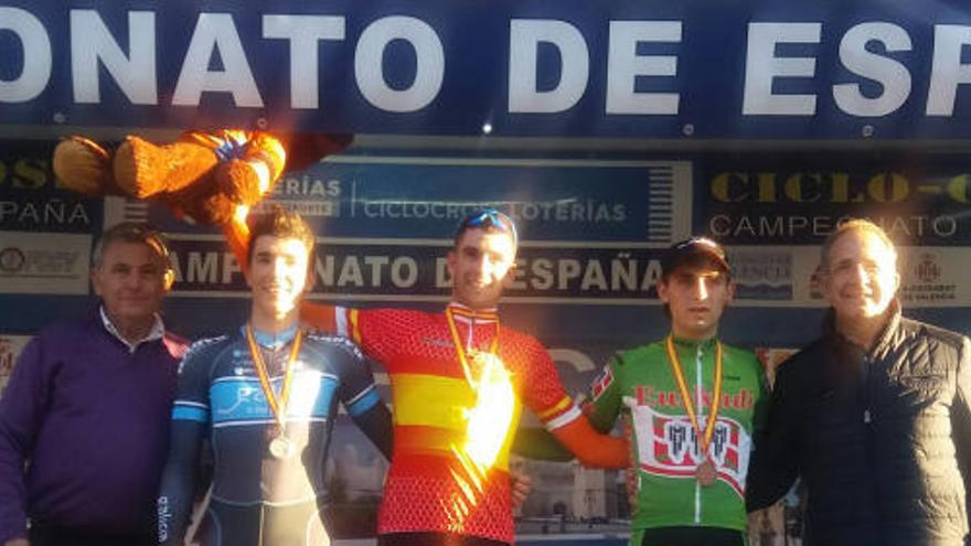 Ismael Esteban, campeón de España de Ciclocross en Valencia