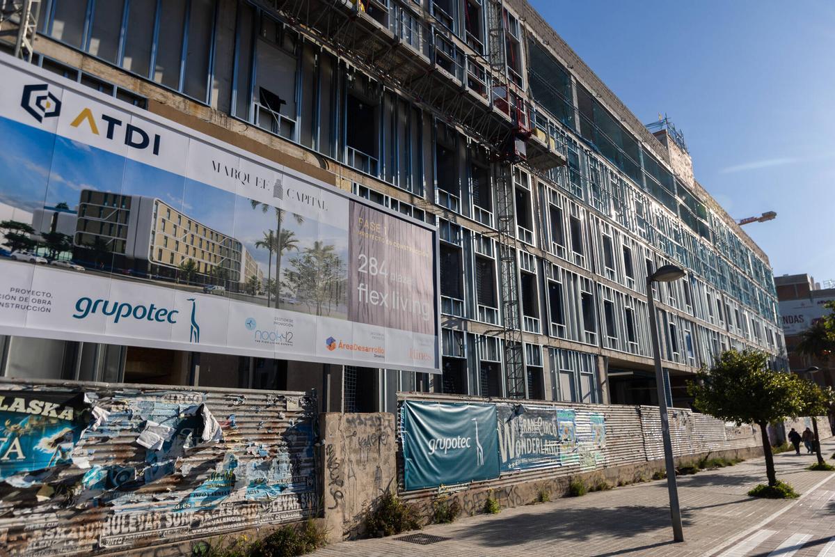 Anuncio de la nueva residencia de estudiantes.