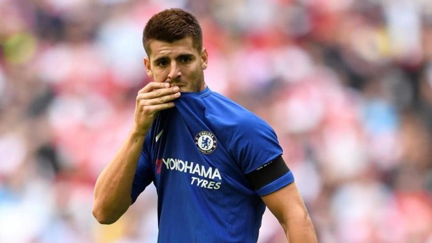 Morata empieza como villano en el Chelsea