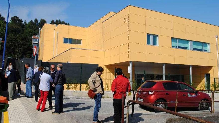 El centro de salud de O Portádego, el día de su apertura, en abril.
