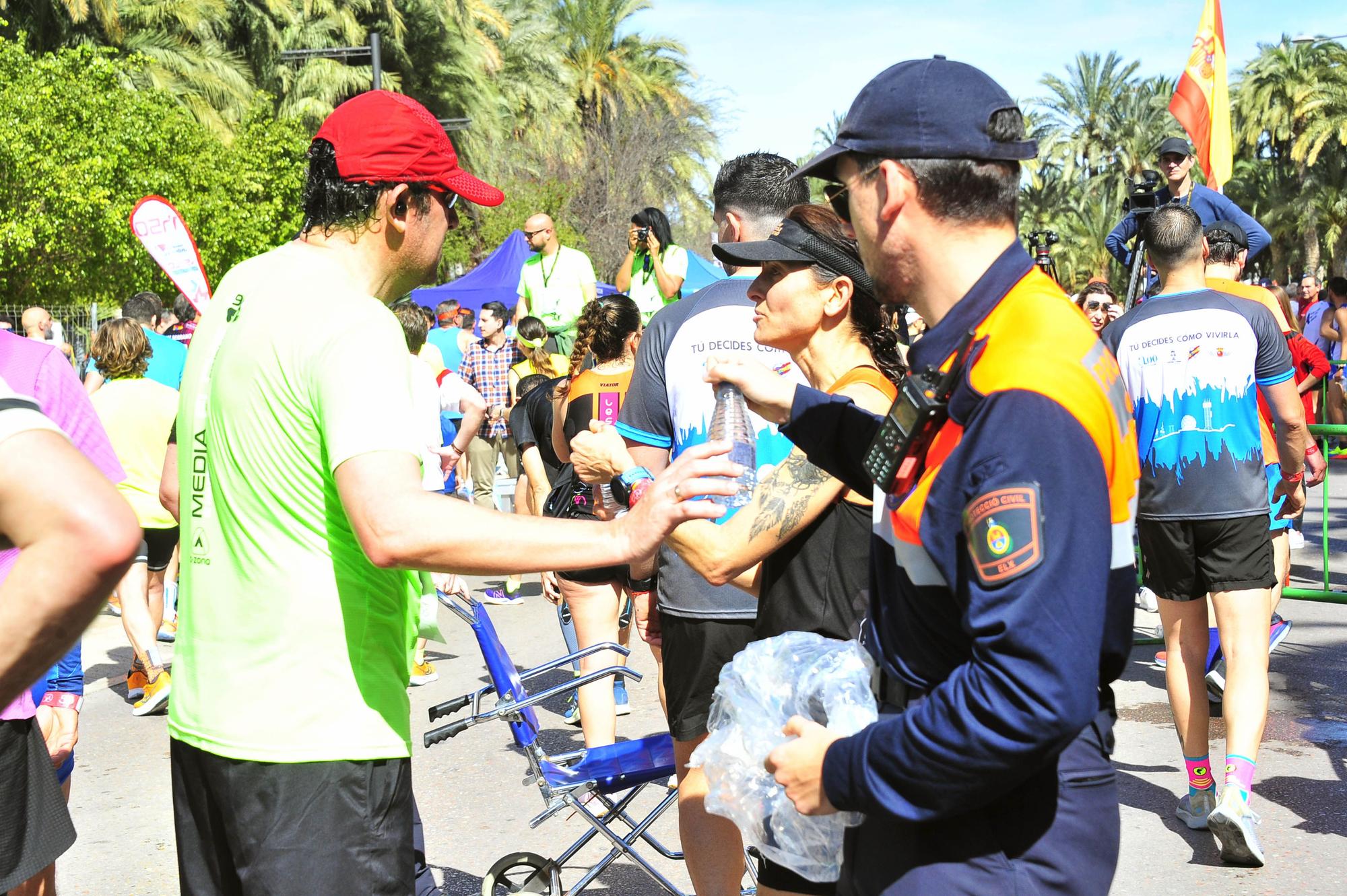 Un Medio Maratón de Elche marcado por el calor