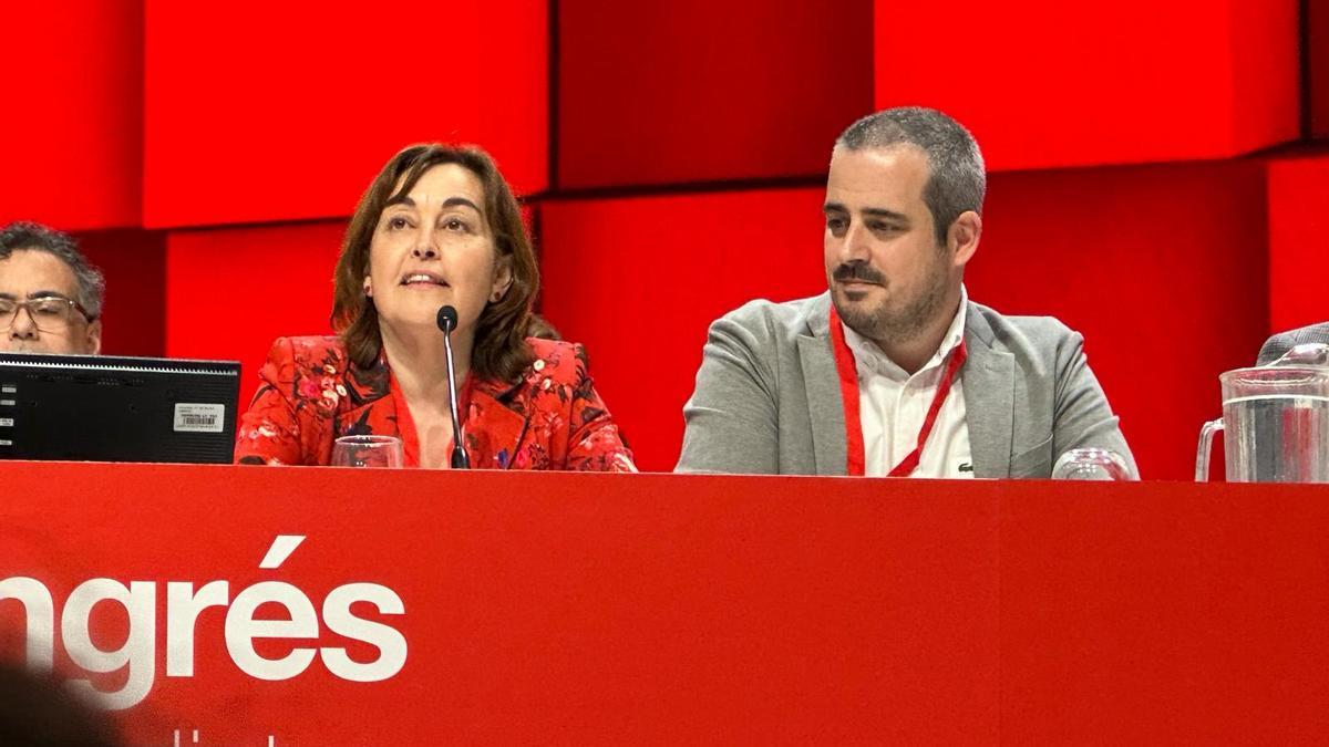 La diputada i portaveu del PSC de Girona, Sílvia Paneque, al Congrés del PSC