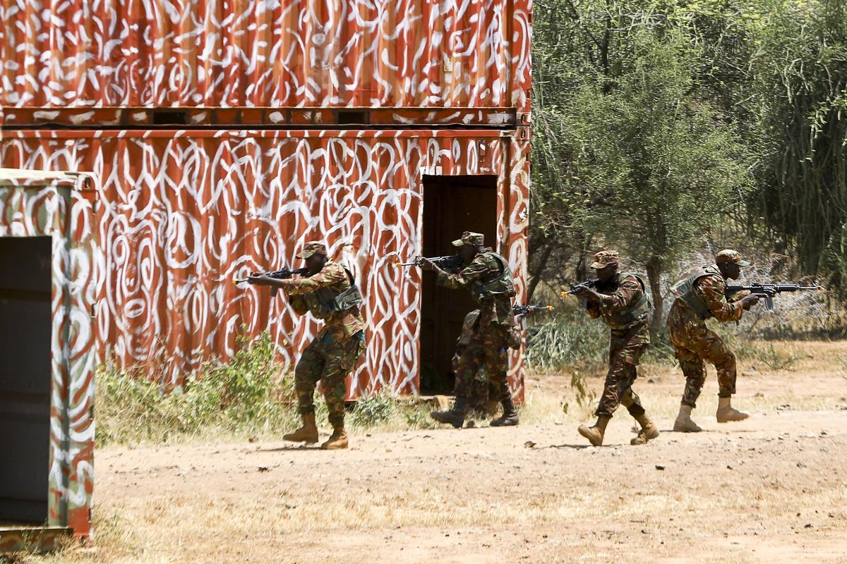 EEUU monta en la sabana de Kenia su mayor maniobra militar en África del Este