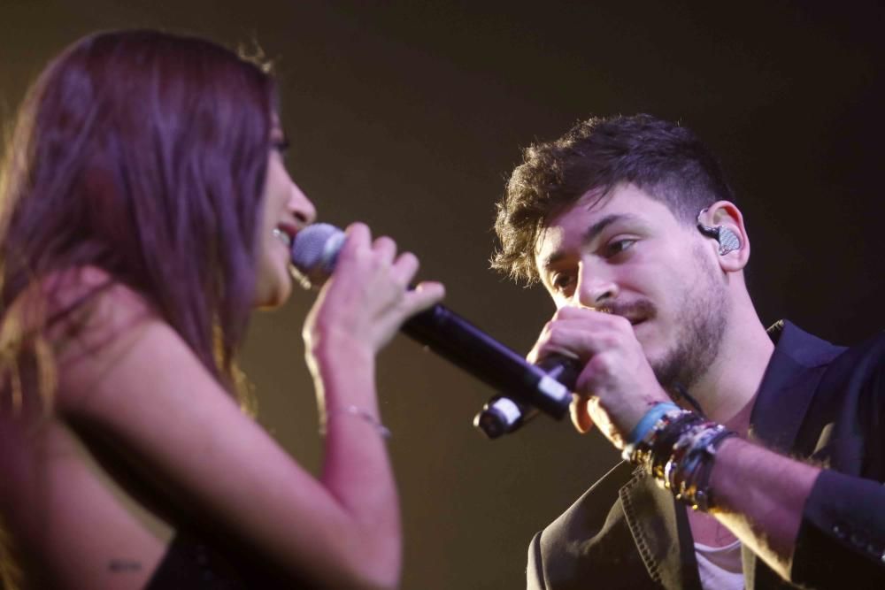 Concierto de Ana Guerra y Luis Cepeda de la gira ImaginBank en la Sala París 15.