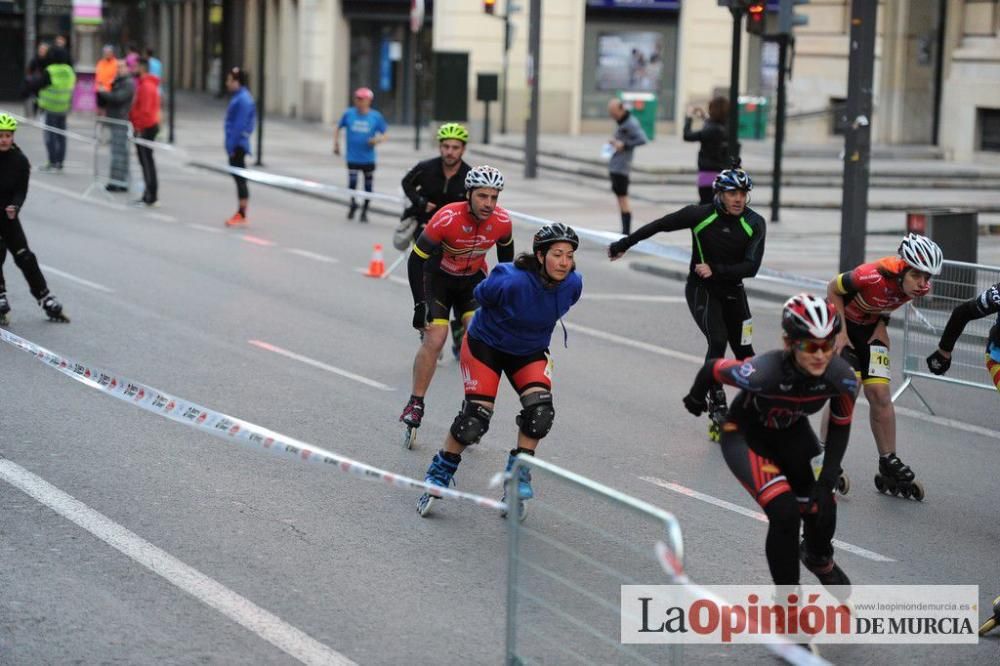 Murcia Maratón. Salida patinadores