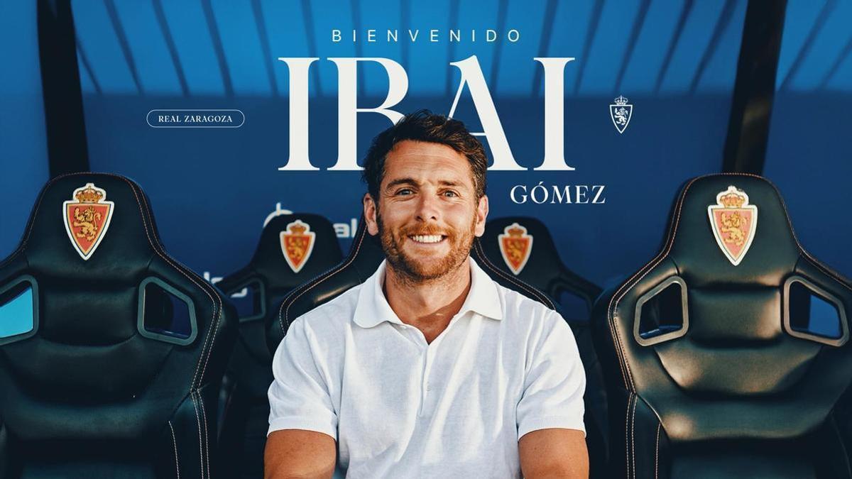 Ibai Gómez, nuevo técnico del Real Zaragoza en Primera Federación