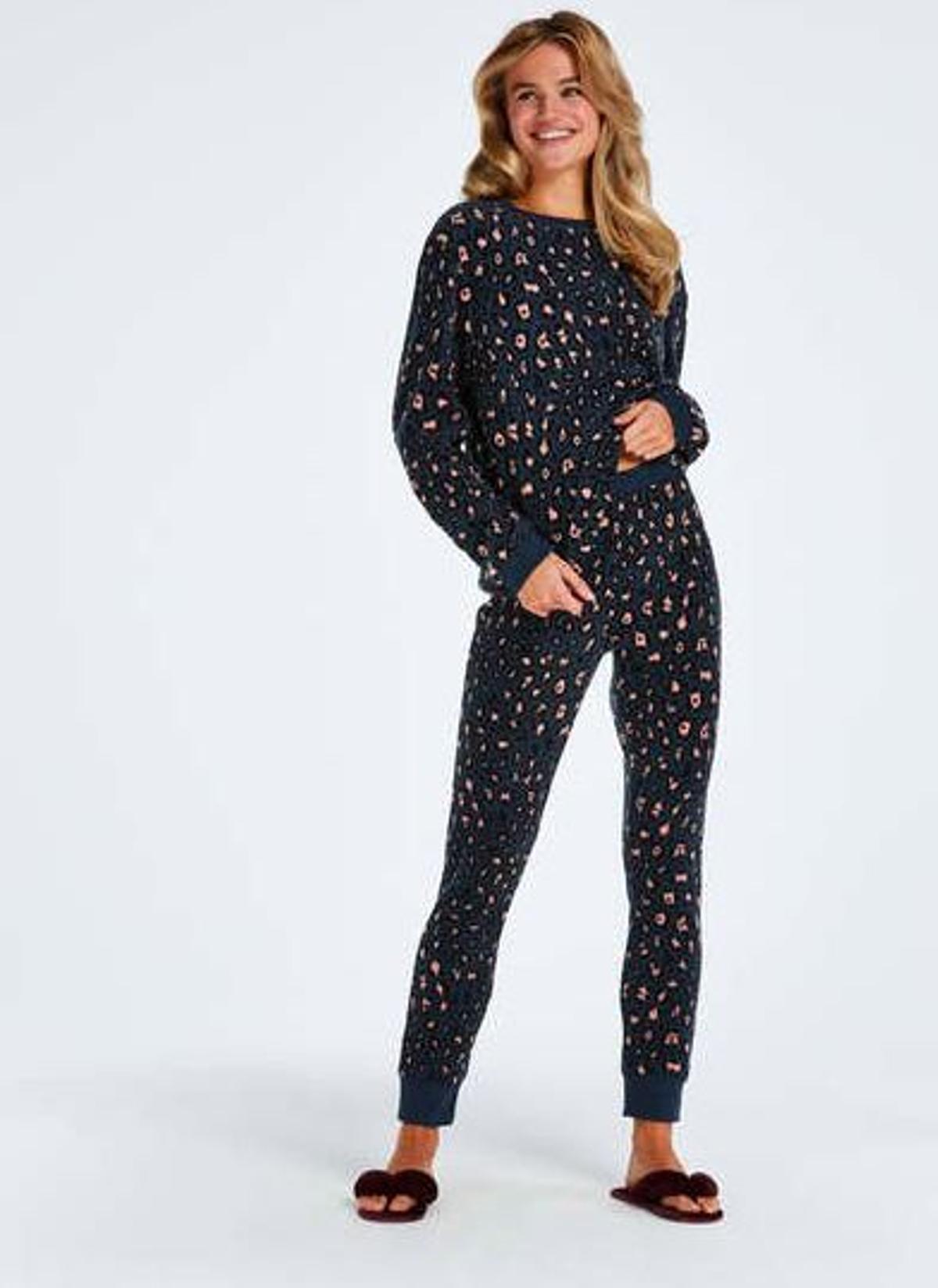 Conjunto de pijama con estampado de leopardo de Hunkemöller