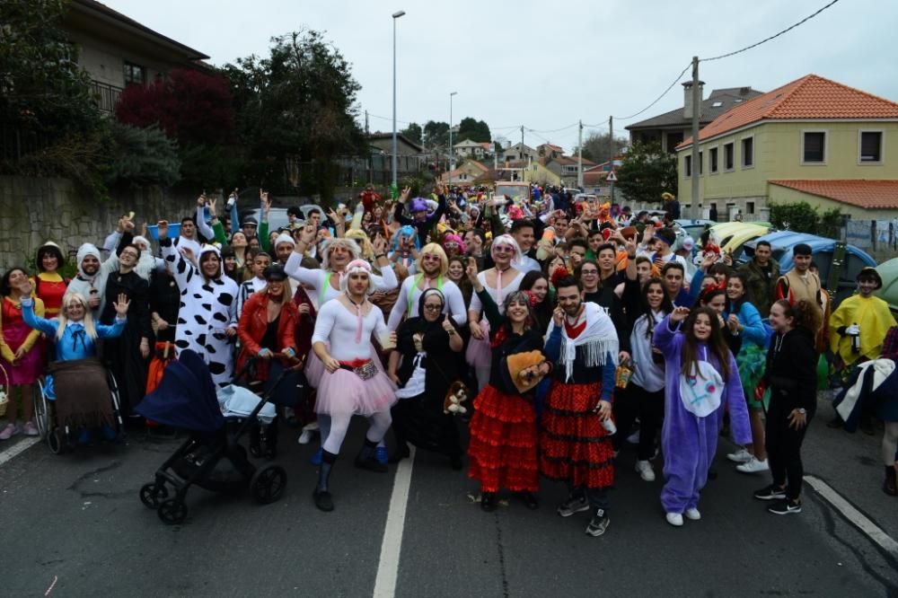 Aldán y Moaña celebran el final del Carnaval. // G. Núñez