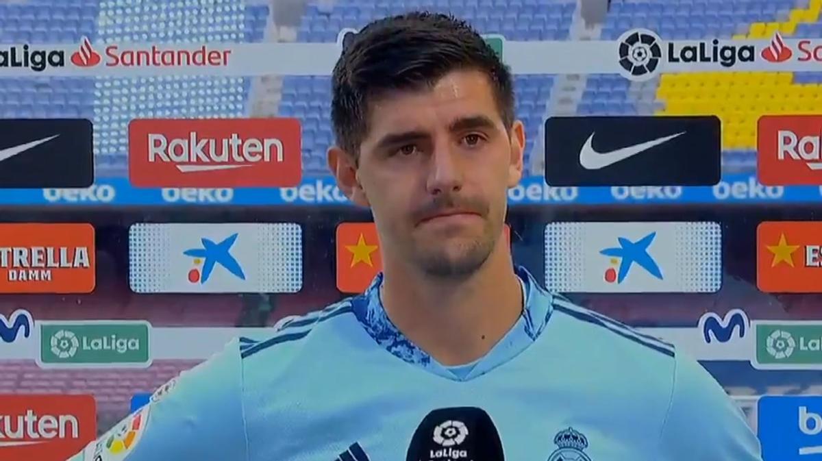 Courtois: Este escudo merece que luchemos cada partido y que tengamos valor