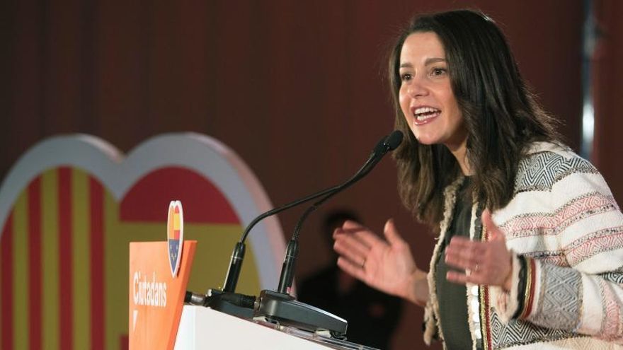 La líder de Ciudadanos en Cataluña, Inés Arrimadas.