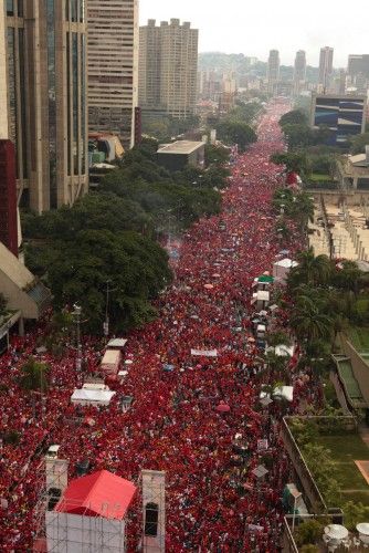 CIERRE DE CAMPAÑA DEL PRESIDENTE HUGO CHÁVEZ EN CARACAS