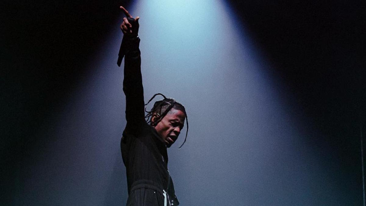 Travis Scott, en su concierto en el Primavera Sound de Sao Paulo