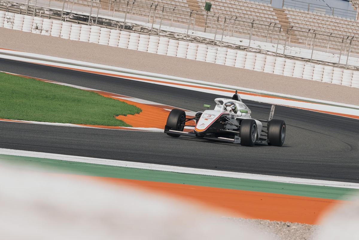 Nerea Martí, en su adaptación al Fórmula 4 del Campos Racing