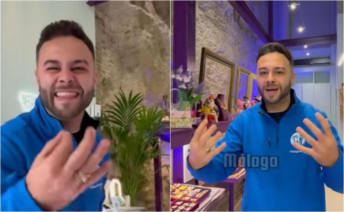 Keko, guía turístico malagueño: "Esta tienda tiene parte de la muralla original de Málaga, que pertenecía al sistema defensivo de Málaga"