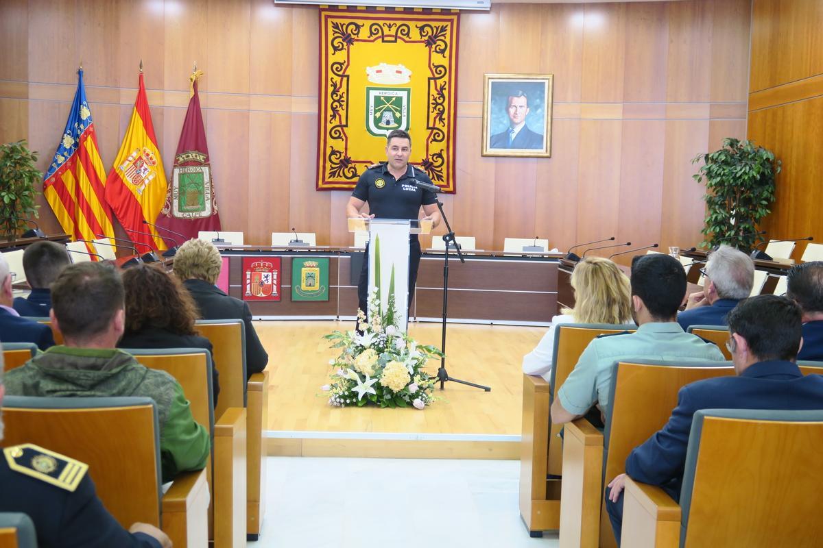 El agente de la Policía Local Bertomeu Berenguer recuerda a su compañero