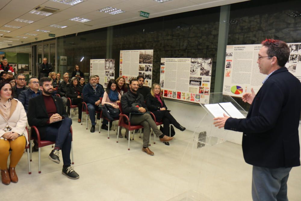 Inauguración del aula universitaria de la UA en Ti