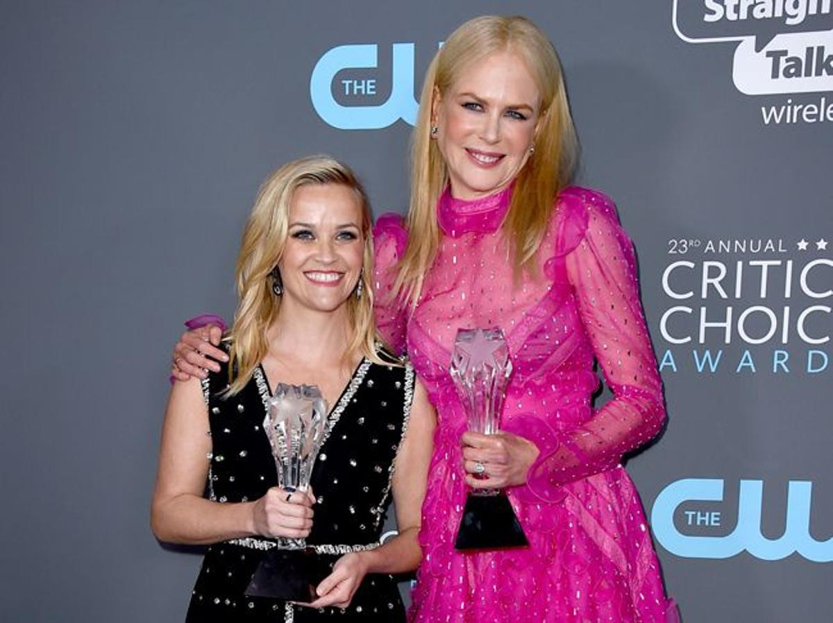 Critics' Choice Awards: Reese Witherspoon y Nicole Kidman recogen el premio por 'Big Little Lies'