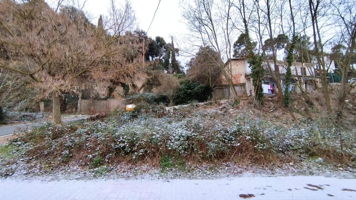 Nevada en la Serra de Collserola, Santa María de Vallvidrera