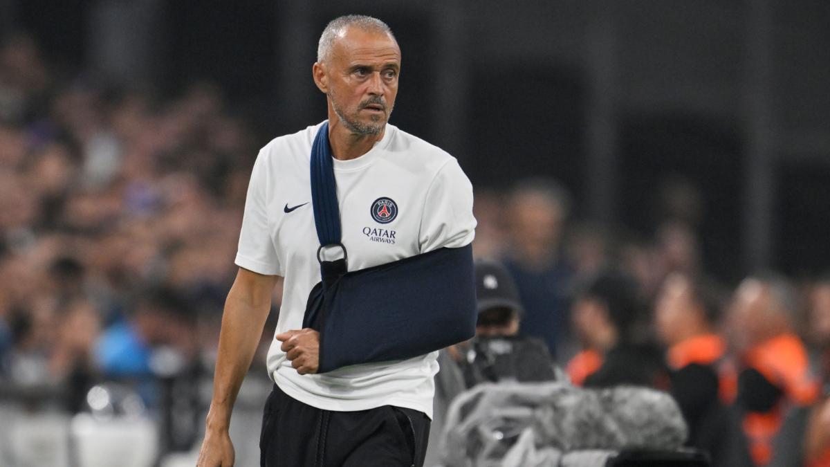 Luis Enrique, entrenador del PSG