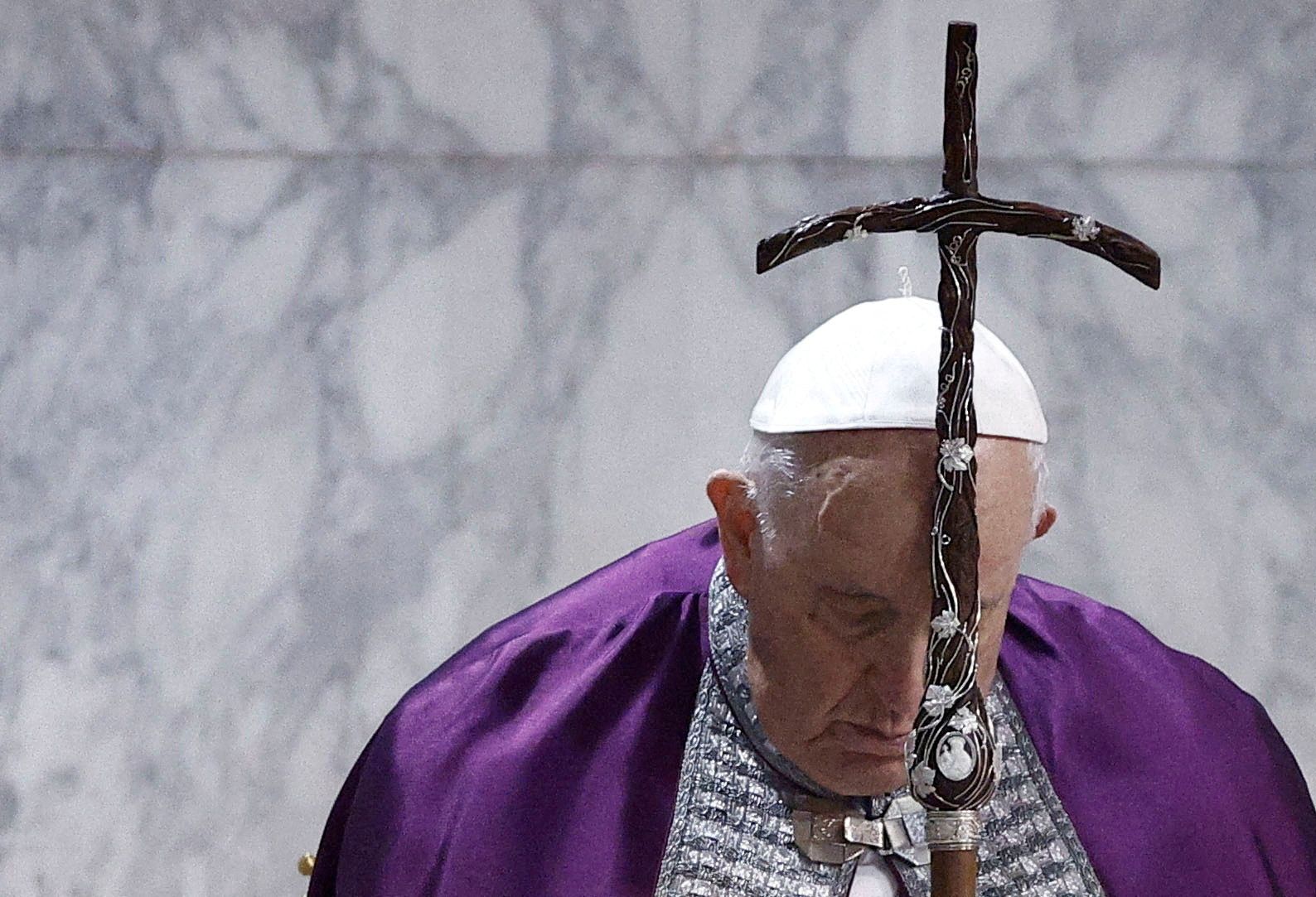 El Papa oficia una misa en la iglesia de Santa Sabina, en Roba, el pasado 22 de febrero.