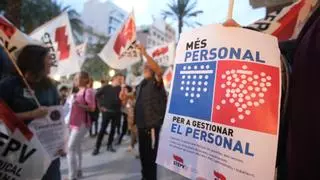 STEPV, CC OO y UGT plantan a Educación en la comisión de la orden de plantillas y convocan protestas