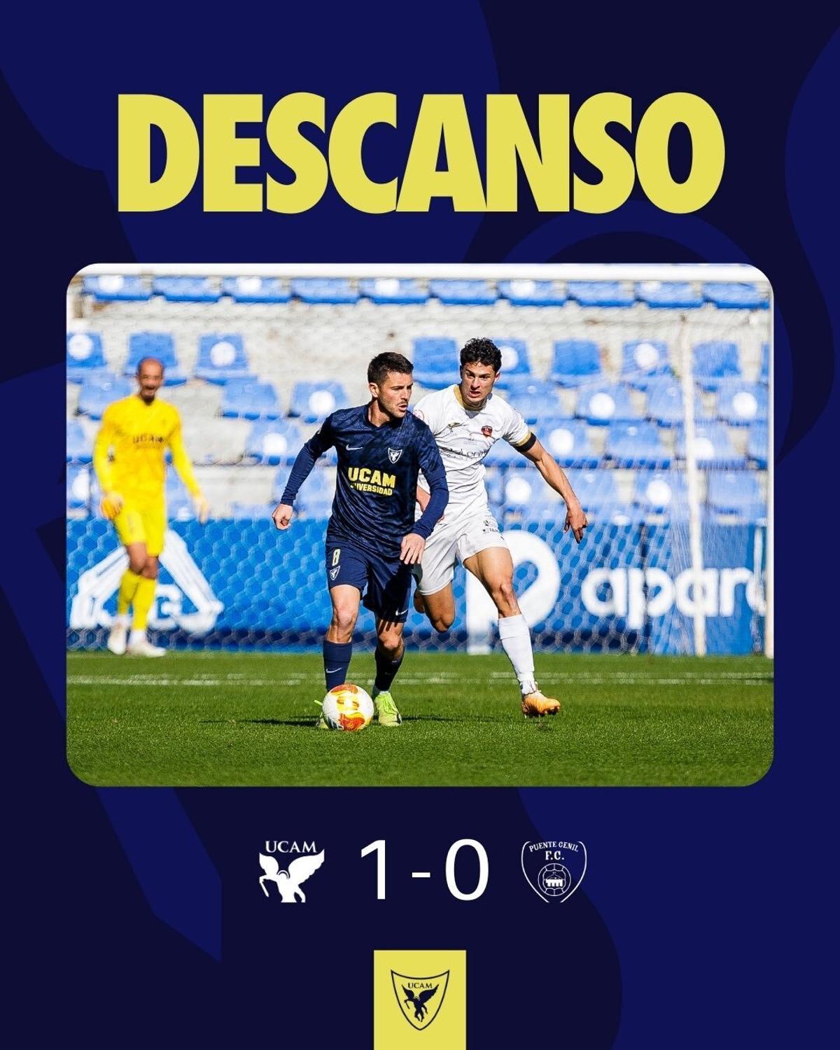 Lance del encuentro entre el UCAM Murcia y el Salerm.