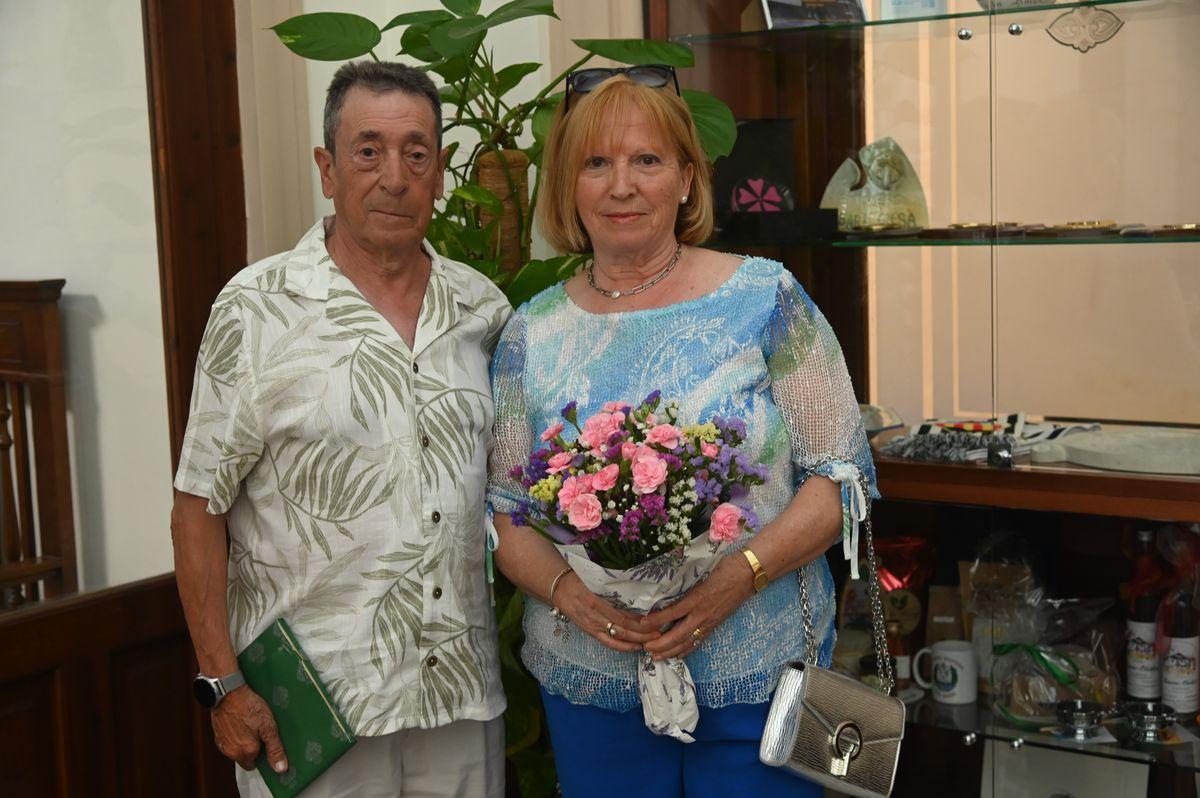 José Manuel Tello y Mª Dolores Gómez.