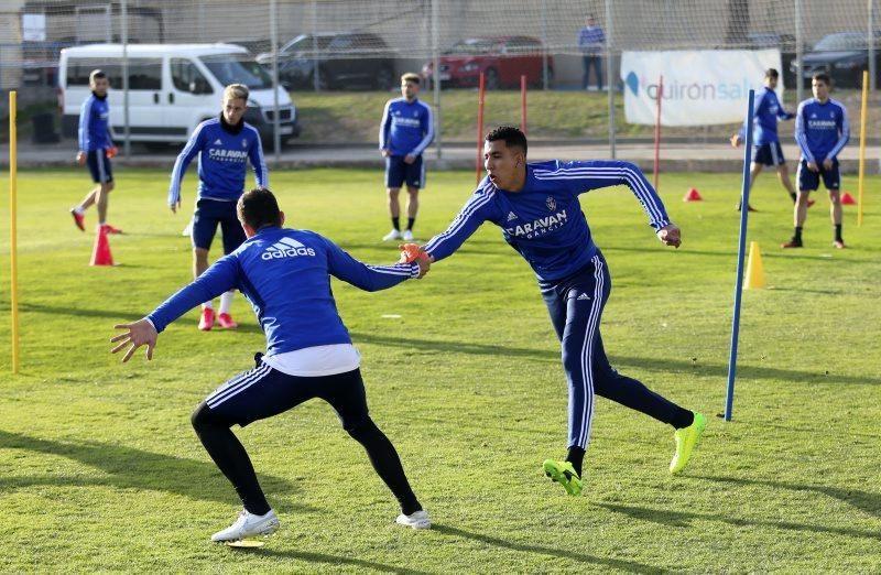 Entrenamiento del Real Zaragoza (7-2-2020)