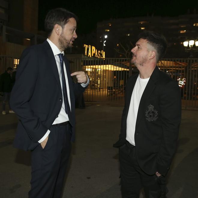 Rodrigo Messi llegando a la gala.