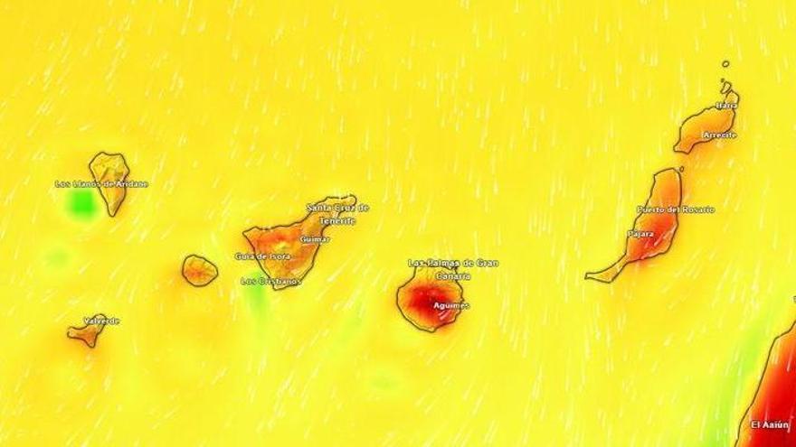 Tenerife inicia una tregua térmica con el descenso de las temperaturas y la retirada de la calima