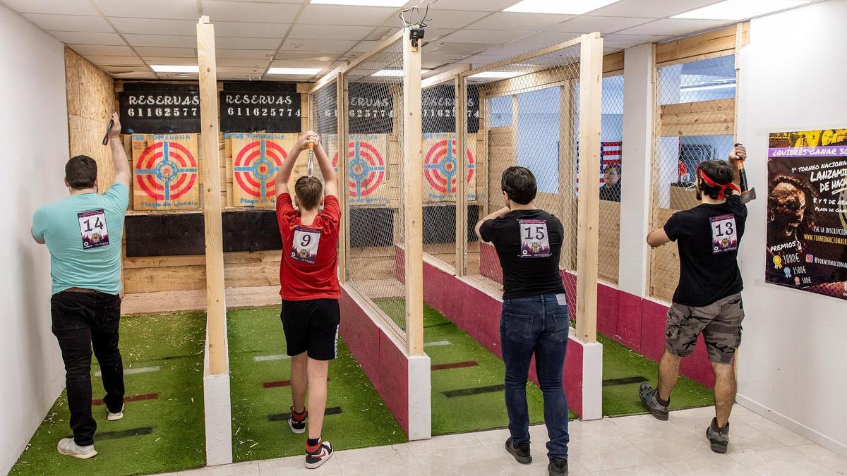Aspecto de la sala durante el campeonato.