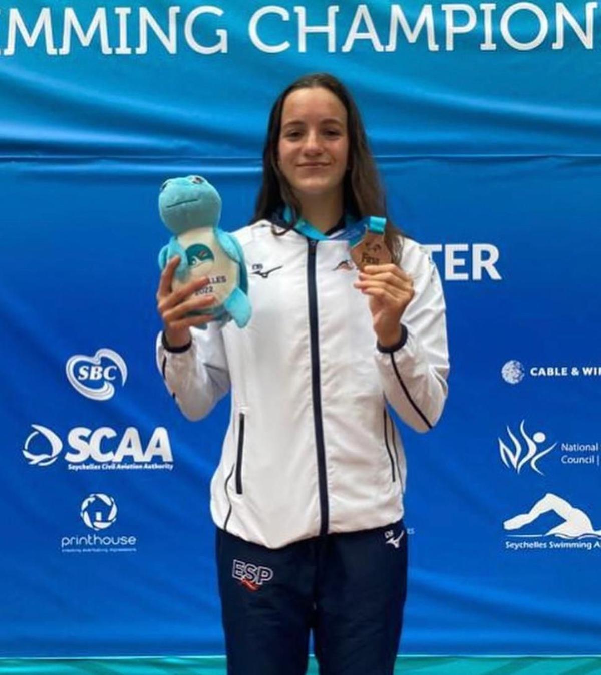 Noa Martin, bronce en el Mundial Júnior de Aguas Abiertas.