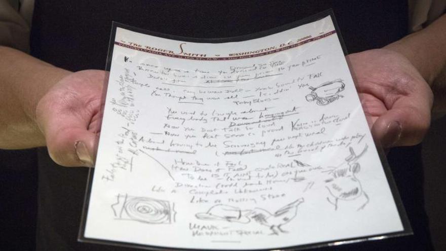 El manuscrito de &#039;Like a Rolling Stone&#039;, vendido por 1,4 millones