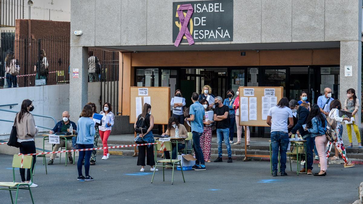 Jornada del domingo de las oposiciones de Educación