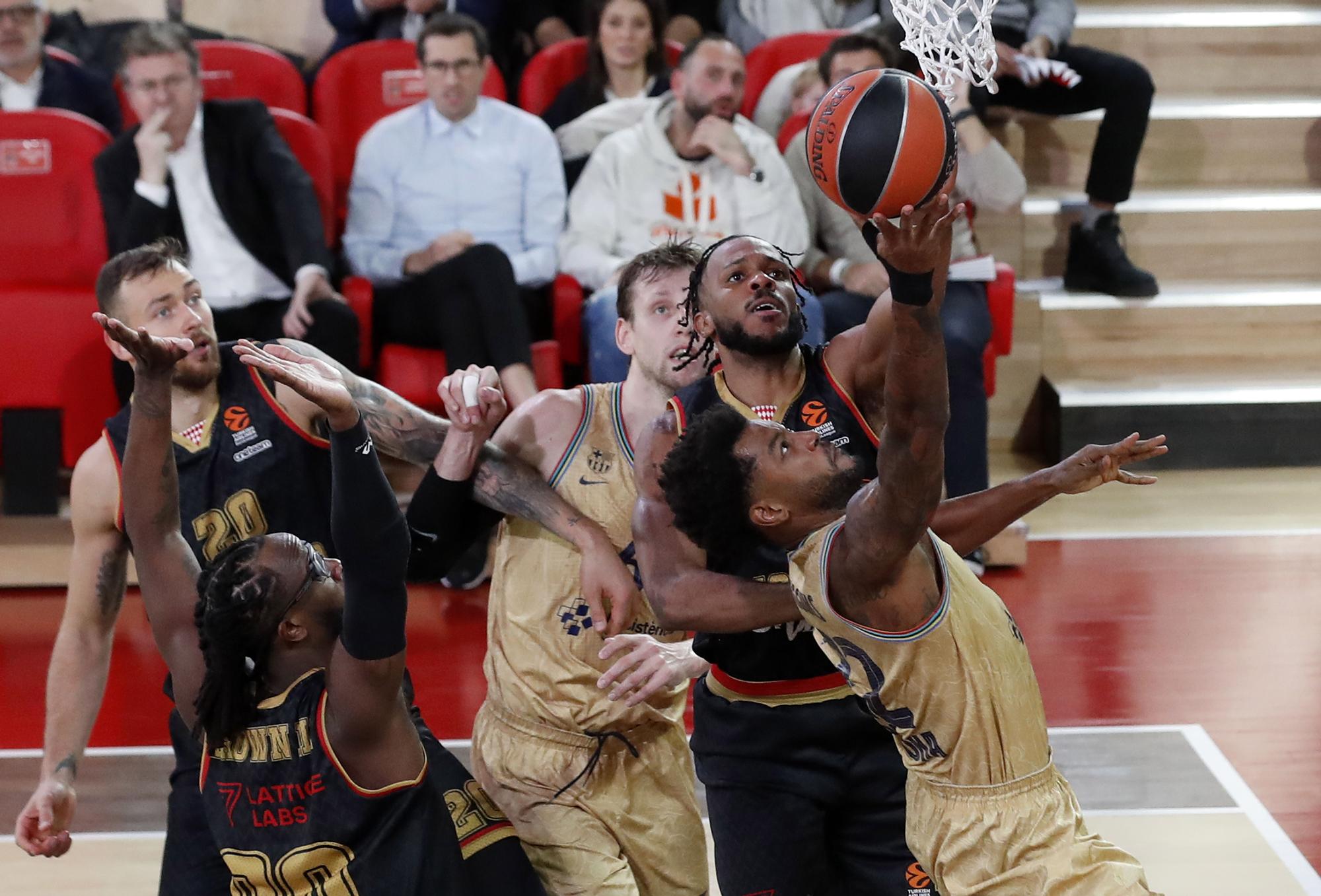 Euroleague Basketball match AS Monaco vs FC Barcelona