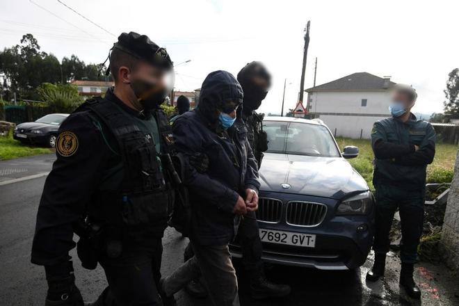 La redada contra el narcotráfico de Pontevedra en imágenes